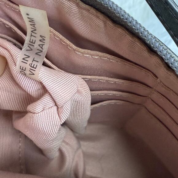 COACH y2k Gray Silver Signature Canvas  Mini Purse Wristlet - Picture 7 of 11